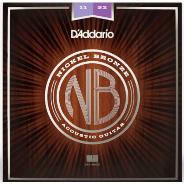 D'addario NB1152 Set Corde Chitarra Acustica BRONZE CST LITE 11-52