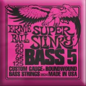 Ernie Ball 2824  Super Slinky Bass 5 Corde 40-125