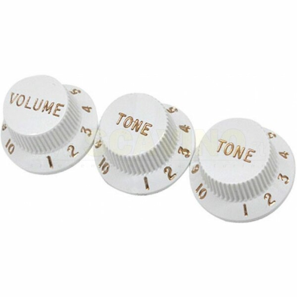 Fender Knobs Strat White 0992035000