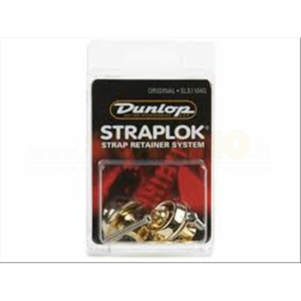 Dunlop SLS1104G Strap Lock Blocca Tracolla alla chitarra