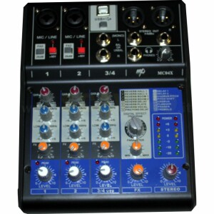 MPAUDIO MC-04X MIXER AUDIO PICCOLO