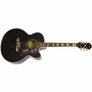 Epiphone EJ-200SCE Super Jumbo Black EEJ2BKGH1