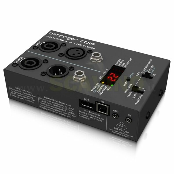 Behringer CT200 Cable Testers Accessorie