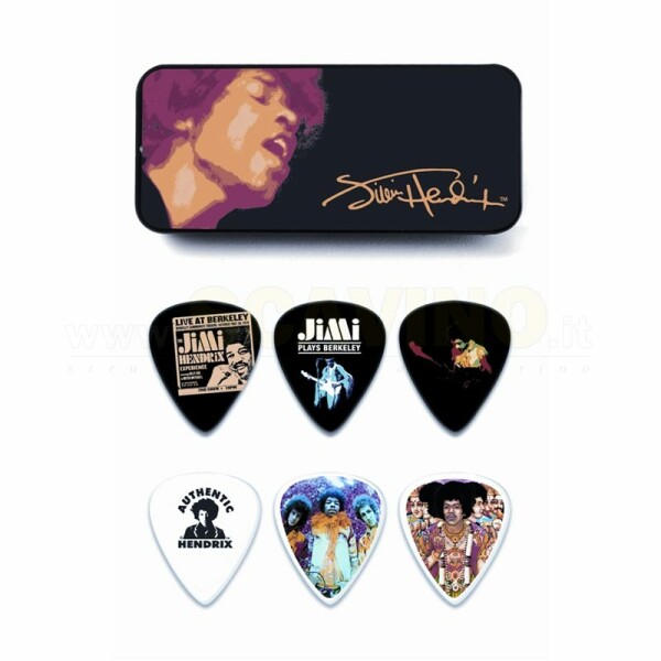DUNLOP JHPT03H Electric Lady Tin Box 12 plettri medium