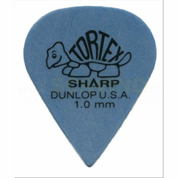 Dunlop 412P Tortex Sharp Blue 1.0 conf. da 6 plettri