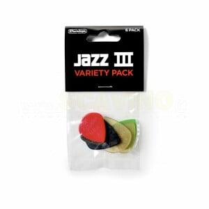 Dunlop PVP103 Assortimento JAZZ III (busta da 6 plettri)