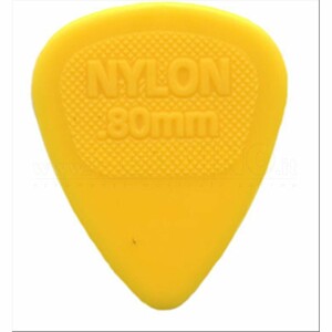 Dunlop 443R Nylon Midi Yellow .80mm conf. da 6 plettri