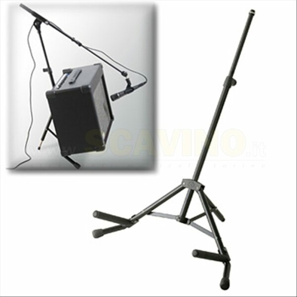 K&M 28130-55 Supporto per amplificatore con attacco microfono Konig & Meyer