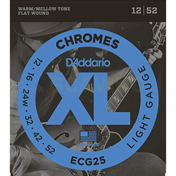 D'addario ECG25 Muta Corde per Chitarra Elettrica 12-52