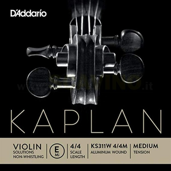 D'addario Kaplan KS311W Mi violino No-Wishtlin Non Fischia