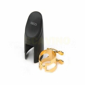 Rico HBS1G H-Ligature Legatura per Sax Tenore e Baritono Dorata