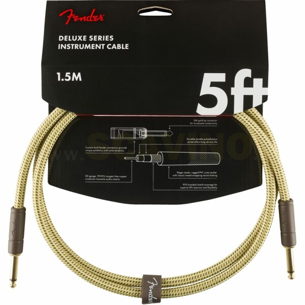 Fender Deluxe Series Cavo Jack - Jack Straight Tweed