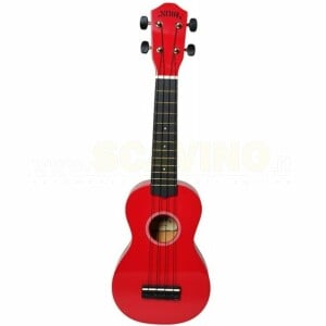 UKULELE BATON NU1S-RD NOIR RED