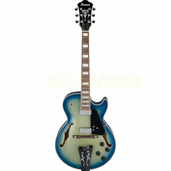 Ibanez GB10EMJBB George Benson Signature 6 corde finitura Jet Blue Burst