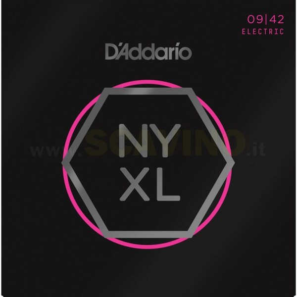 D'addario NYXL 09-42 set di corde per chitarra elettrica