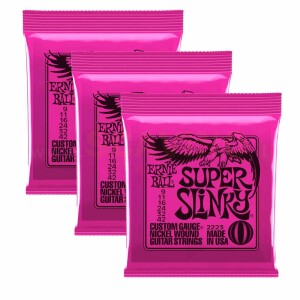 Ernie Ball 2223 3 Set Promo Corde Super Slinky 9-42