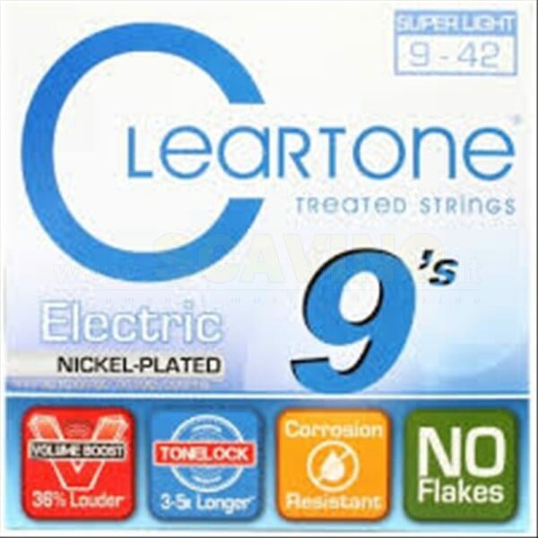 CLEARTONE 9409 CORDE CHITARRA ELETTRICA 09-42