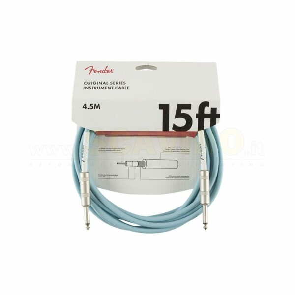 Fender Original Series Cavo Jack - Jack  Daphne Blue