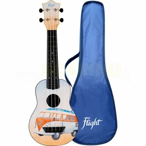 Flight TUS25 Ukulele Soprano BUS Travel