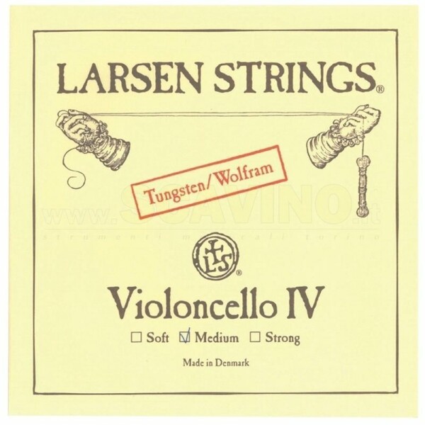 Larsen Original DO Medium IV corda violoncello Tungsteno Wolfram