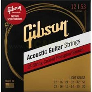 Gibson SAG-PB12L  Corde per Chitarra Acustica 12-corde