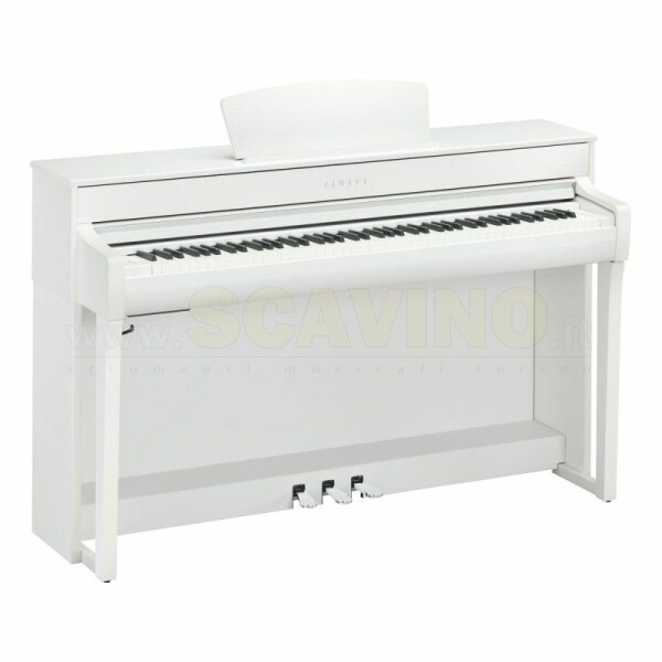Yamaha CLP735WH Pianoforte Digitale bianco completo di stand e pedali