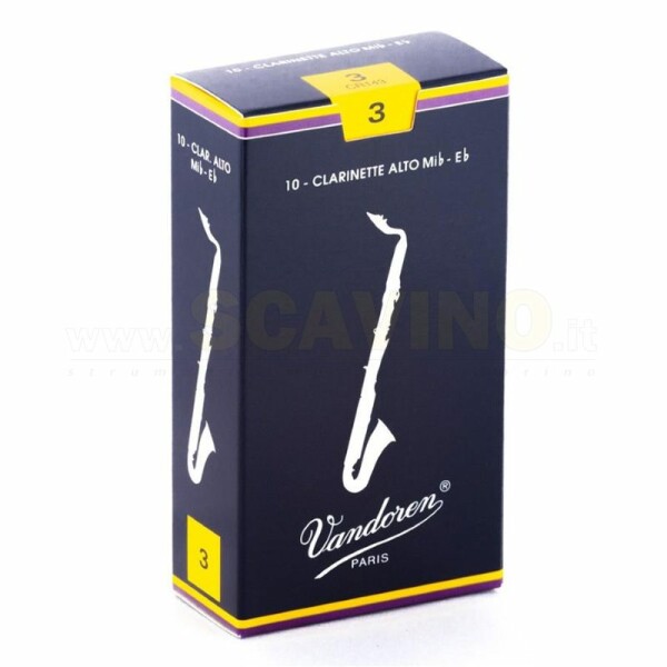 Vandoren Traditional Ance per Clarinetto Contralto 2.5
