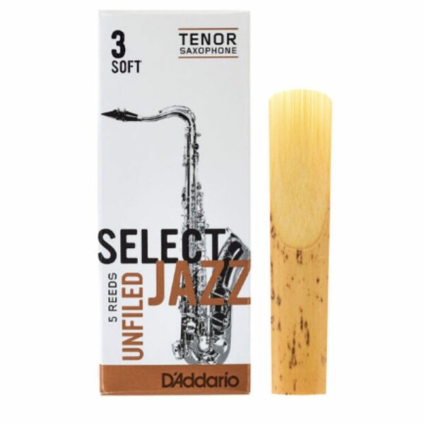 D'Addario Select Jazz Unfiled Ance per Sax Tenore 3S