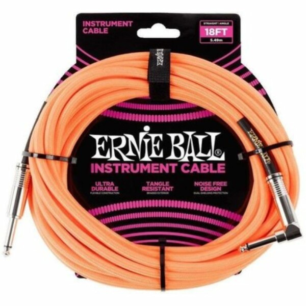 Ernie Ball Cavo Jack - Jack Pipa Neon Orange
