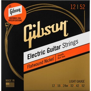 Gibson SEG-FW12 Corde per Chitarra Elettrica 12-52 Flat