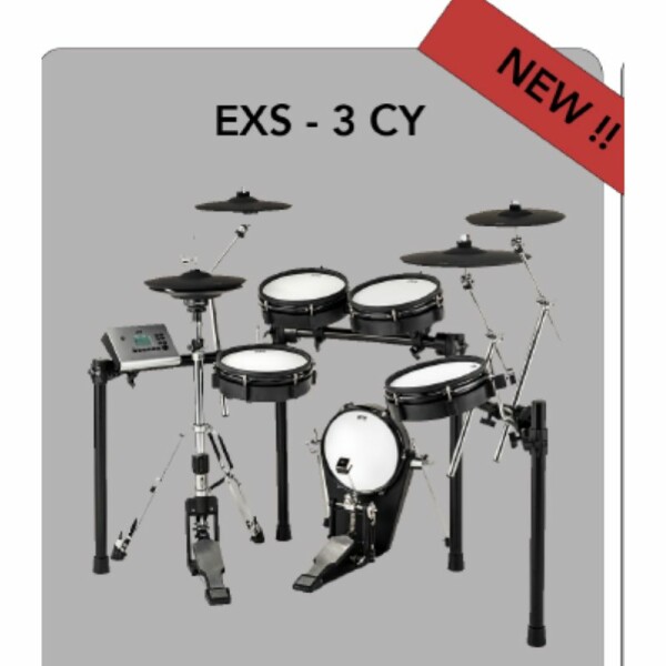 ATV EXS-3 CY con Modulo xD3 Batteria elettronica completa di Stand XD R550