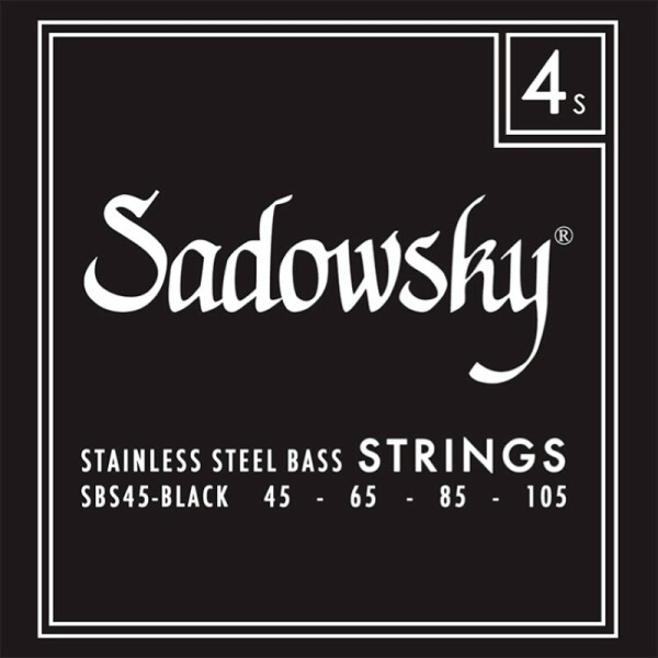 Sadowsky SBS45-1 Corde  basso elettrico 45-105 Black Label Steel