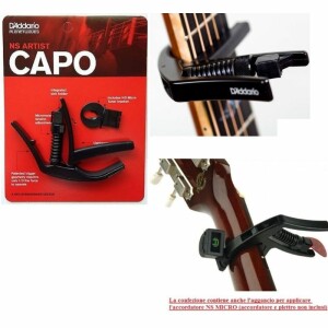 D'Addario PW CP 10 Artist Capo Black