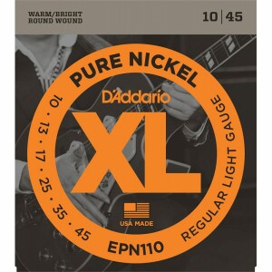 D'Addario EPN110 Chitarra Elettrica Nickel 10-45