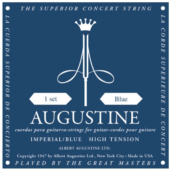 AUGUSTINE IMPERIAL BLUE SET CORDE CLASSICA H.T.