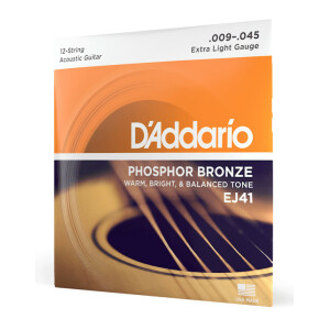 D'ADDARIO EJ41 SET CORDE CHITARRA 12 CORDE