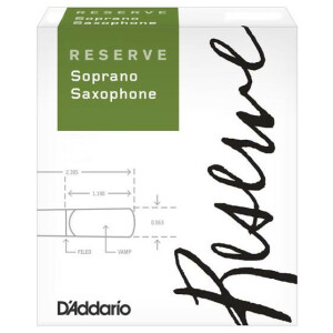 D'ADDARIO RESERVE 3.0+ ANCIA SAX SOPRANO