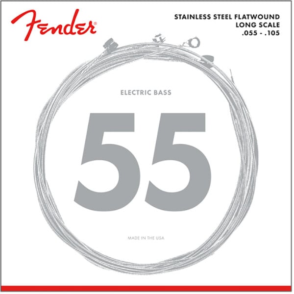 FENDER 9050 STAINLESS FLATWOUND CORDE PER BASSO