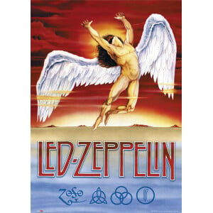 HAL LEONARD POSTER LED ZEPPELIN SWAN SONG