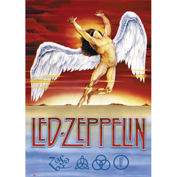 HAL LEONARD POSTER LED ZEPPELIN SWAN SONG