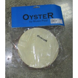 OYSTER TAMBURELLO TH10-6A 10&QUOT; IN PELLE CON PIATTINI