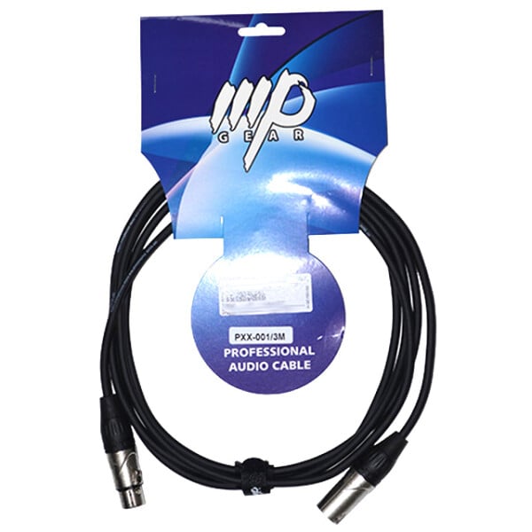 MPGEAR CAVO XLR MASCHIO/XLR FEMMINA PXX-001 3MT