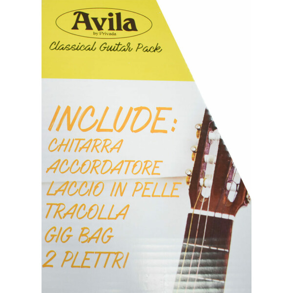 AVILA C5 BLU CHITARRA CLASSICA + ACCESSORI