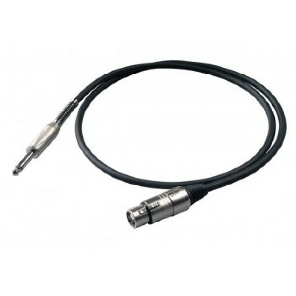 PROEL CAVO XLR FEMMINA JACK MASCHIO BULK 3 MT