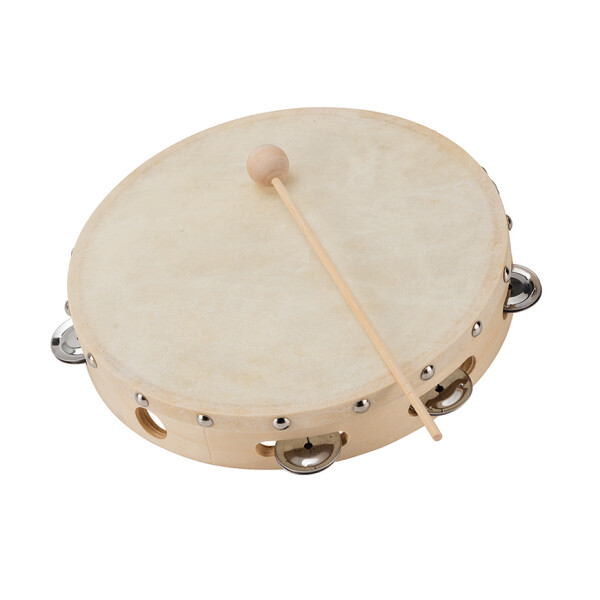 SOUNDSATION ST1R-06 TAMBURELLO CON PELLE E PIATTINI