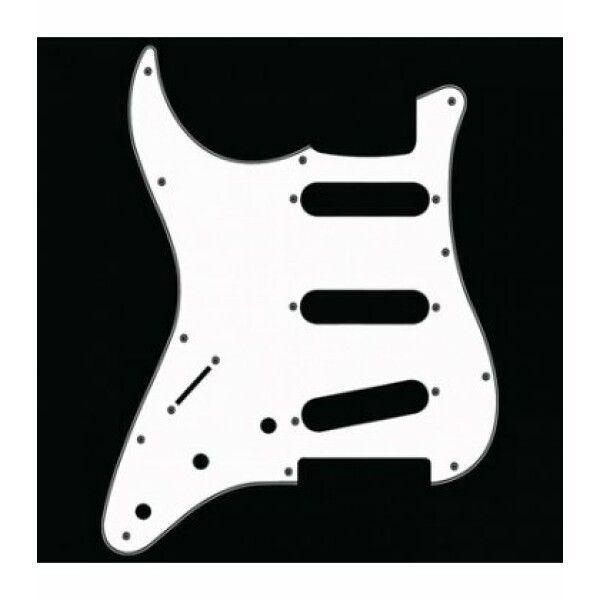 BOSTON SL-313-W PICKGUARD STRAT WHITE LEFT HANDED