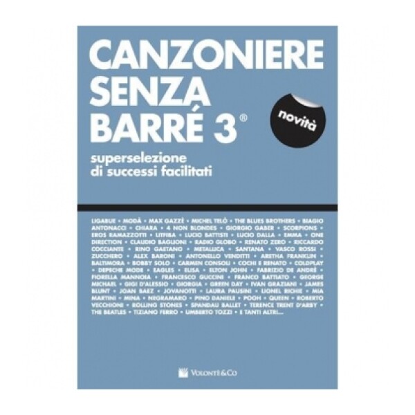 CANZONIERE SENZA BARRE' VOLUME 3