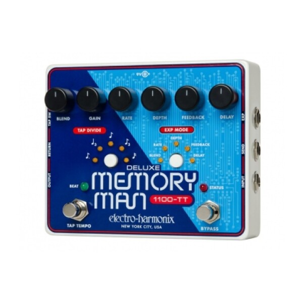 ELECTRO HARMONIX DELUXE MEMORY MAN WITH TAP TEMPO 1100
