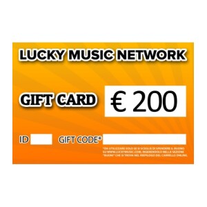 GIFT CARD LUCKY 200€