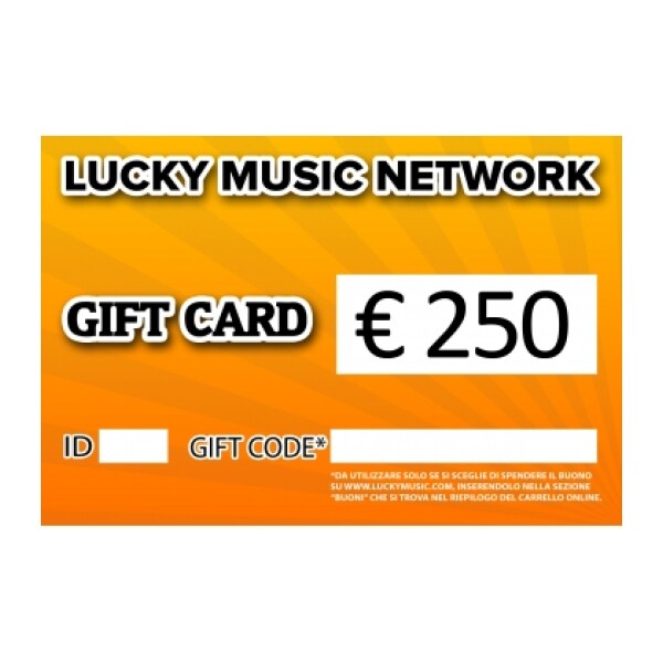 GIFT CARD LUCKY 250€